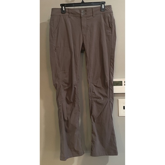 Prana Pants Halle Straight Leg roll up Active  hiking outdoor Womens Size 8 - Picture 1 of 8